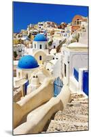 Amazing Santorini - Greek Series-Maugli-l-Mounted Photographic Print