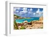 Amazing Seychelles With Unique Granite Rocks-Maugli-l-Framed Photographic Print