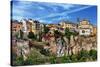Amazing Spain - City on Cliff Rocks - Cuenca-Maugli-l-Stretched Canvas