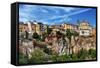 Amazing Spain - City on Cliff Rocks - Cuenca-Maugli-l-Framed Stretched Canvas