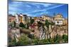 Amazing Spain - City on Cliff Rocks - Cuenca-Maugli-l-Mounted Photographic Print