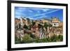 Amazing Spain - City on Cliff Rocks - Cuenca-Maugli-l-Framed Photographic Print