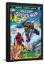 Amazing Spider-Man No.122 Cover: Spider-Man, Gwen Stacy, and Green Goblin Flying-null-Framed Poster