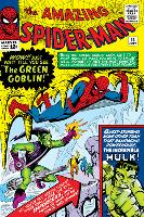 Amazing Spider-Man No.14 Cover: Spider-Man, Green Goblin and Hulk-Steve Ditko-Lamina Framed Poster