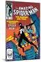 Amazing Spider-Man No.252 Cover: Spider-Man Swinging-Ron Frenz-Mounted Poster