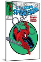 Amazing Spider-Man No.301 Cover: Spider-Man Swinging-Todd McFarlane-Mounted Poster