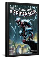 Amazing Spider-Man No.484 Cover: Spider-Man Crouching-null-Framed Poster