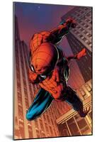 Amazing Spider-Man No.641: Spider-Man Swinging-Joe Quesada-Mounted Poster