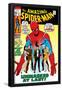 Amazing Spider-Man No.87 Cover: Spider-Man, Mary Jane, Gwen, Harry Osborn, and Peter Parker Posing-null-Framed Poster