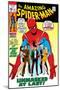 Amazing Spider-Man No.87 Cover: Spider-Man, Mary Jane, Gwen, Harry Osborn, and Peter Parker Posing-null-Mounted Poster