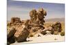 Amazing Stone Structures Made by Wind in Uyuni Desert.-AarStudio-Mounted Photographic Print