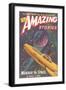 Amazing Stories Magazine Cover-null-Framed Art Print