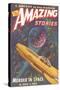 Amazing Stories Magazine Cover-null-Stretched Canvas