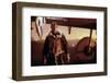 AMAZING STORIES TV EPISODE : "THE MISSION", 1985 directed by STEV with Kevin Costner (photo)-null-Framed Photo