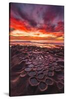 Amazing Sunset at the Tide Pools in La Jolla, Ca-Andrew Shoemaker-Stretched Canvas