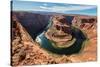 Amazing Sunset Vista of Horseshoe Bend-lucky-photographer-Stretched Canvas