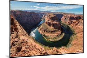 Amazing Sunset Vista of Horseshoe Bend-lucky-photographer-Mounted Photographic Print