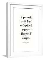 Amazing Things Will Happen 2-Bella Dos Santos-Framed Art Print