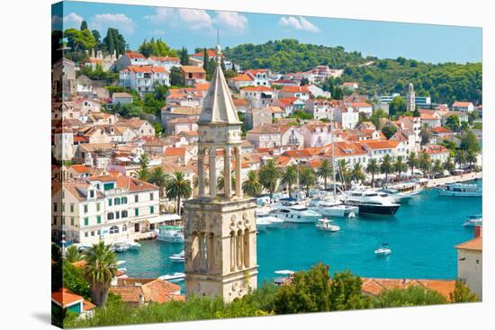 Amazing Town of Hvar Harbor-xbrchx-Stretched Canvas