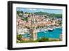 Amazing Town of Hvar Harbor-xbrchx-Framed Photographic Print