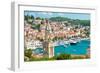 Amazing Town of Hvar Harbor-xbrchx-Framed Photographic Print