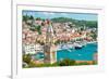 Amazing Town of Hvar Harbor-xbrchx-Framed Photographic Print