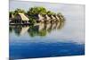 Amazing Tropical Resort with Huts over Water-Martin Valigursky-Mounted Photographic Print