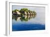 Amazing Tropical Resort with Huts over Water-Martin Valigursky-Framed Photographic Print