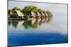 Amazing Tropical Resort with Huts over Water-Martin Valigursky-Mounted Photographic Print