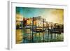 Amazing Venice - Artwork In Painting Style-Maugli-l-Framed Art Print