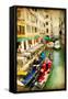 Amazing Venice - Artwork In Painting Style-Maugli-l-Framed Stretched Canvas