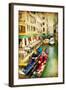 Amazing Venice - Artwork In Painting Style-Maugli-l-Framed Art Print