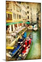 Amazing Venice - Artwork In Painting Style-Maugli-l-Mounted Art Print