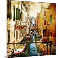 Amazing Venice -Artwork In Painting Style-Maugli-l-Mounted Art Print