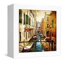 Amazing Venice -Artwork In Painting Style-Maugli-l-Framed Stretched Canvas