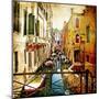 Amazing Venice -Artwork In Painting Style-Maugli-l-Mounted Art Print