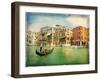 Amazing Venice - Artwork In Painting Style-Maugli-l-Framed Art Print