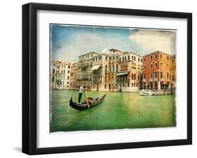 Amazing Venice - Artwork In Painting Style-Maugli-l-Framed Art Print