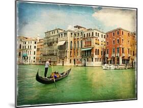 Amazing Venice - Artwork In Painting Style-Maugli-l-Mounted Art Print