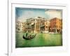 Amazing Venice - Artwork In Painting Style-Maugli-l-Framed Art Print