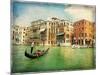 Amazing Venice - Artwork In Painting Style-Maugli-l-Mounted Art Print