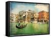 Amazing Venice - Artwork In Painting Style-Maugli-l-Framed Stretched Canvas