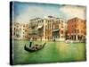 Amazing Venice - Artwork In Painting Style-Maugli-l-Stretched Canvas