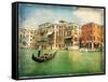 Amazing Venice - Artwork In Painting Style-Maugli-l-Framed Stretched Canvas