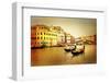 Amazing Venice on Sunset - Artistic Toned Picture-Maugli-l-Framed Photographic Print