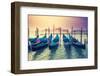 Amazing View of Grand Canal at Sunset with San Giorgio Maggiore Church. San Marco, Venice, Italy, E-Leonid Tit-Framed Photographic Print