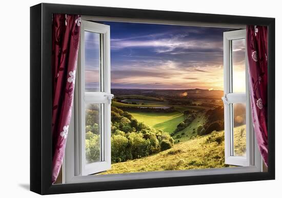 Amazing Window View-MrEco99-Framed Poster