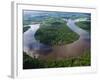 Amazon, Amazon River, Bends in the Nanay River, a Tributary of the Amazon River, Peru-Paul Harris-Framed Photographic Print