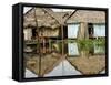 Amazon, Amazon River, the Floating Village of Belen, Iquitos, Peru-Paul Harris-Framed Stretched Canvas