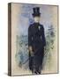 Amazon by Edouard Manet-Edouard Manet-Stretched Canvas